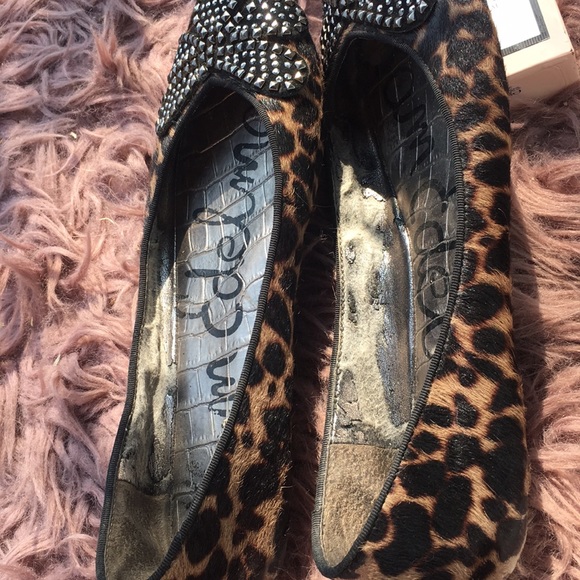 Sam Edelman Leopard Bow Flats - Picture 9 of 12
